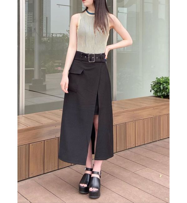 MURUA「ミニマルストライプニット」|ニット・セーター|