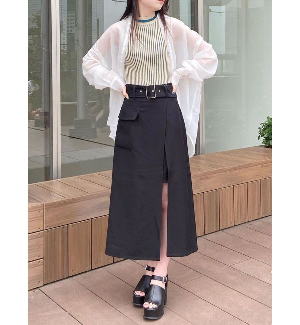 MURUA「ミニマルストライプニット」|ニット・セーター|