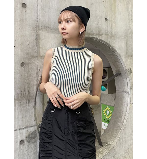 MURUA「ミニマルストライプニット」|ニット・セーター|