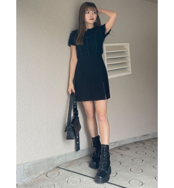 MURUA「スリットミニスカート」|スカート|