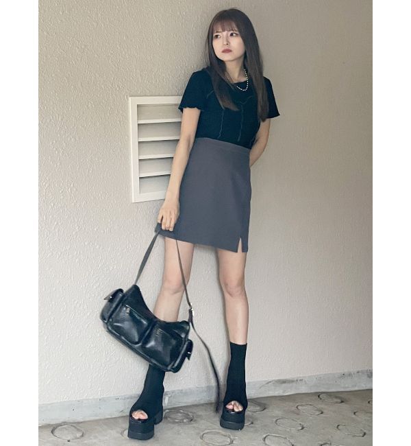 MURUA「スリットミニスカート」|スカート|