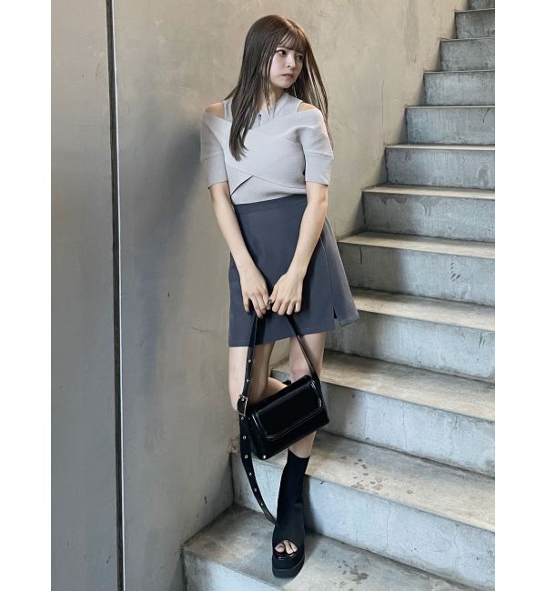 MURUA「スリットミニスカート」|スカート|