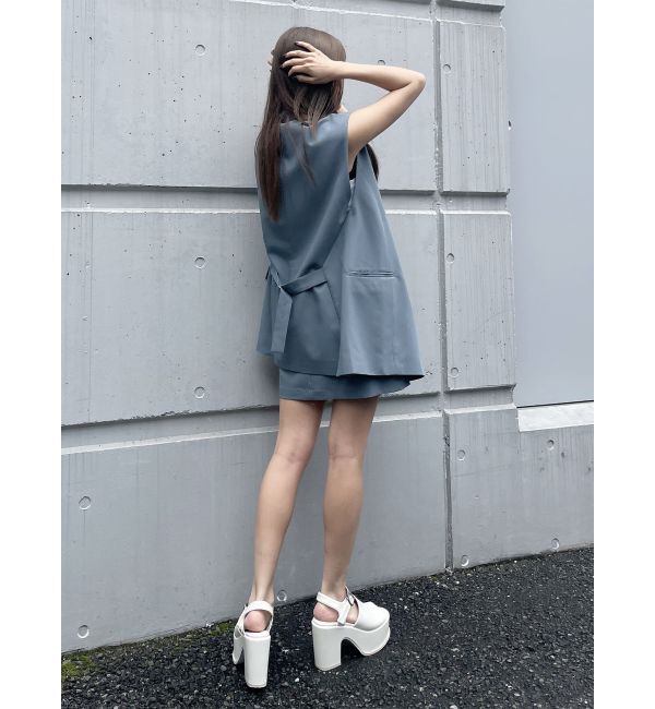 MURUA「ハイウエストベルトミニスカート」|スカート|