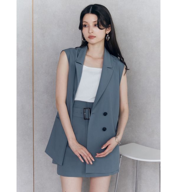 MURUA「ハイウエストベルトミニスカート」|スカート|