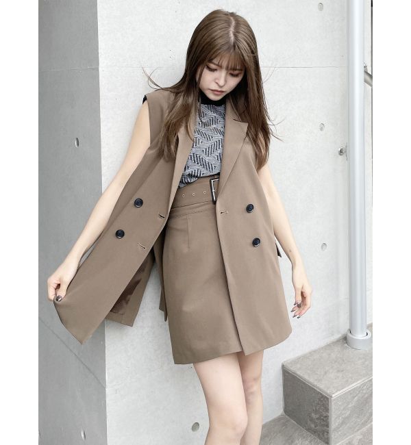 MURUA「ハイウエストベルトミニスカート」|スカート|