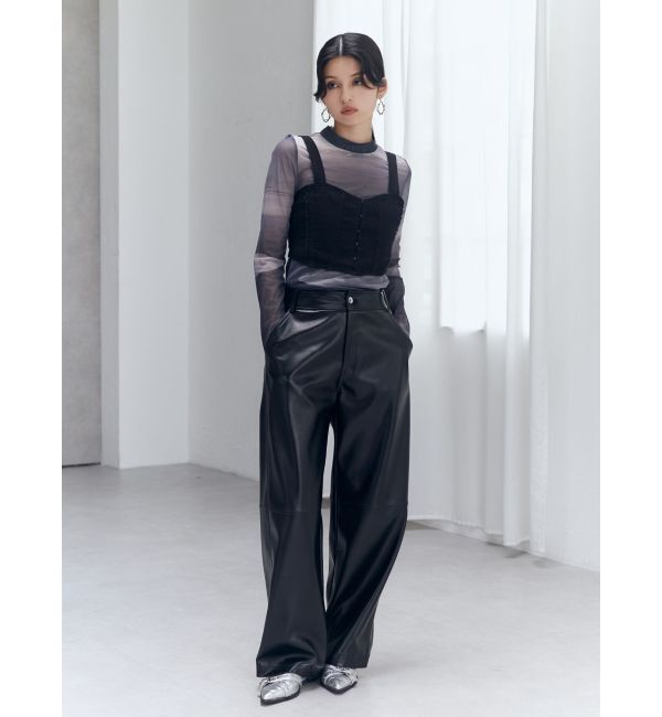 MURUA「フリンジデニムビスチェ」|キャミソール|