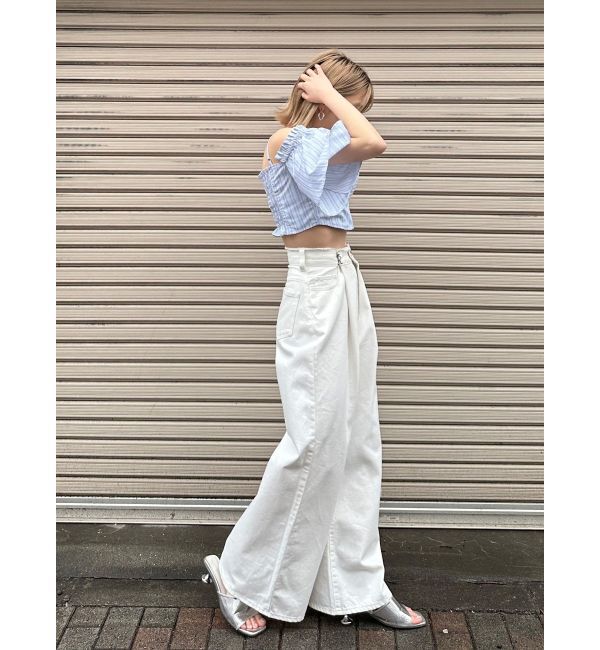 MURUA「オフショルクロップドブラウス」|シャツ・ブラウス|