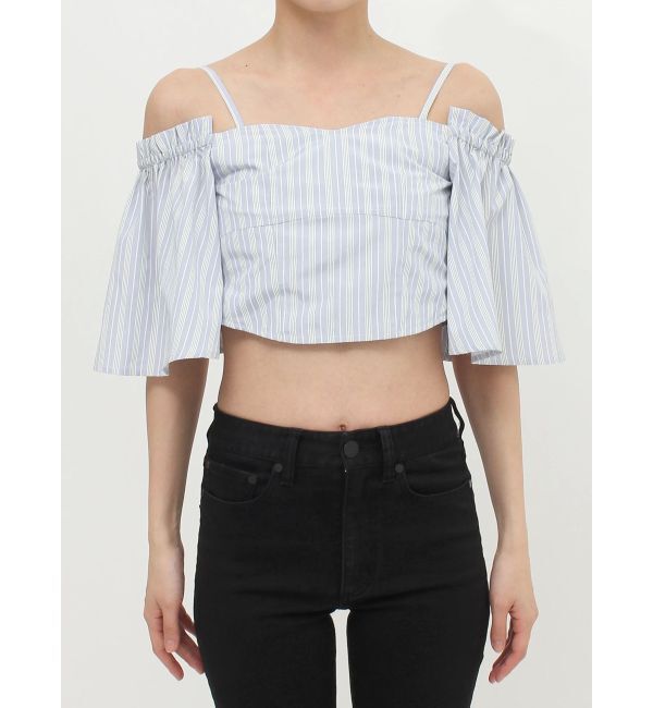 MURUA「オフショルクロップドブラウス」|シャツ・ブラウス|