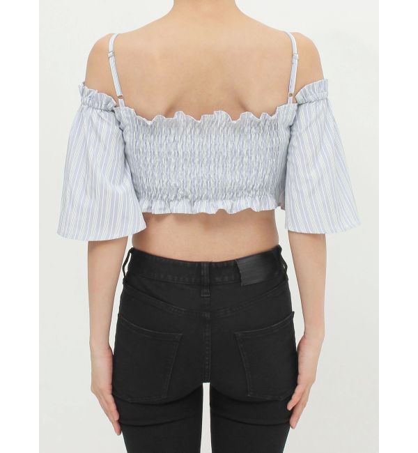 MURUA「オフショルクロップドブラウス」|シャツ・ブラウス|