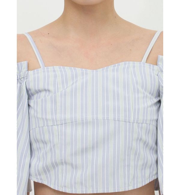 MURUA「オフショルクロップドブラウス」|シャツ・ブラウス|