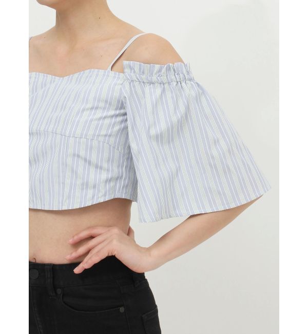 MURUA「オフショルクロップドブラウス」|シャツ・ブラウス|