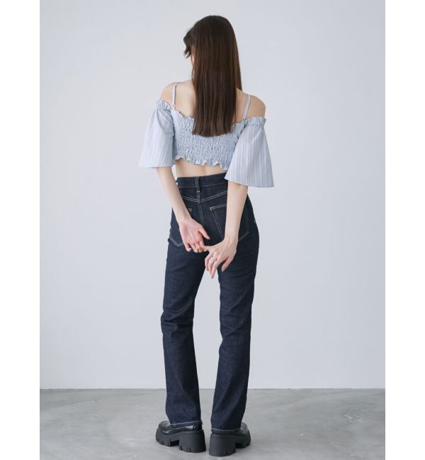 MURUA「オフショルクロップドブラウス」|シャツ・ブラウス|