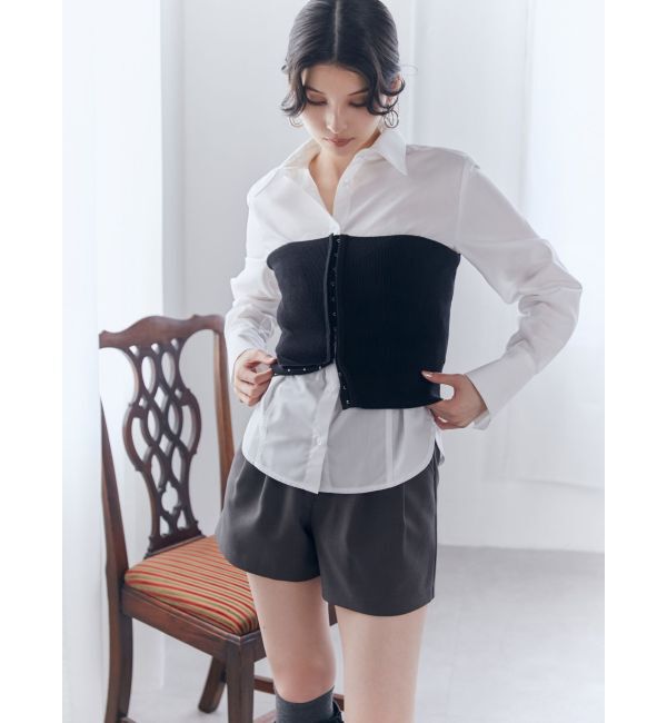 MURUA「フロントホックニットビスチェ」|ニット・セーター|