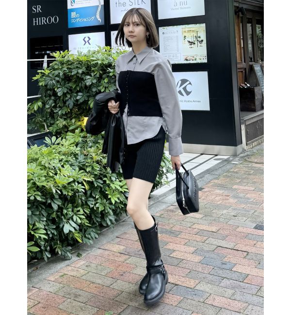 MURUA「フロントホックニットビスチェ」|ニット・セーター|