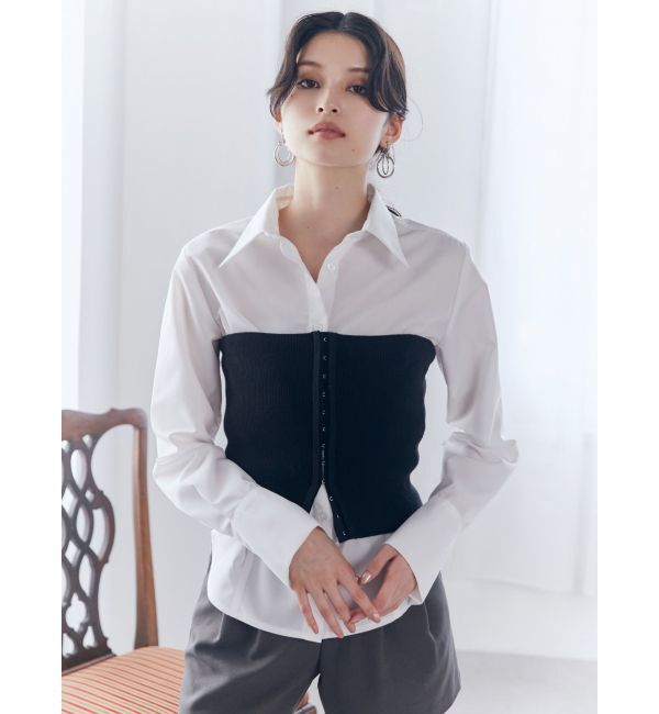 MURUA「フロントホックニットビスチェ」|ニット・セーター|