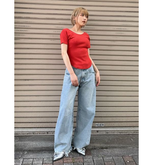 MURUA「バックシャンリブカットソー」|Tシャツ・カットソー|