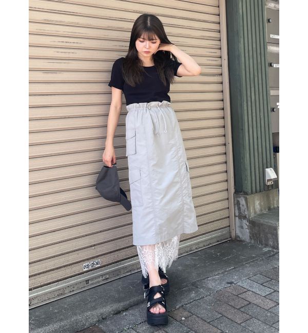 MURUA「バックシャンリブカットソー」|Tシャツ・カットソー|