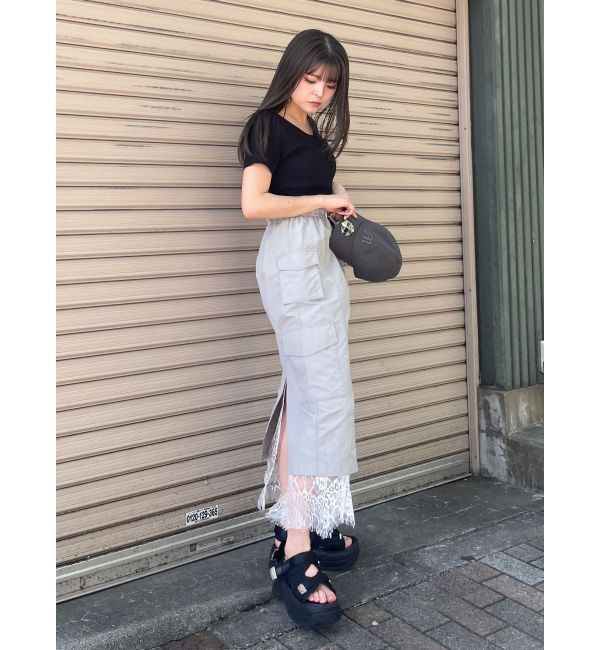 MURUA「バックシャンリブカットソー」|Tシャツ・カットソー|