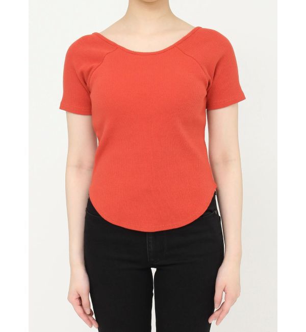 MURUA「バックシャンリブカットソー」|Tシャツ・カットソー|