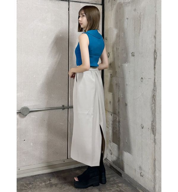 MURUA「センタープレスナロースカート」|スカート|