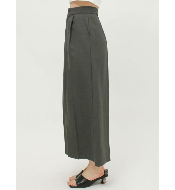 MURUA「センタープレスナロースカート」|スカート|