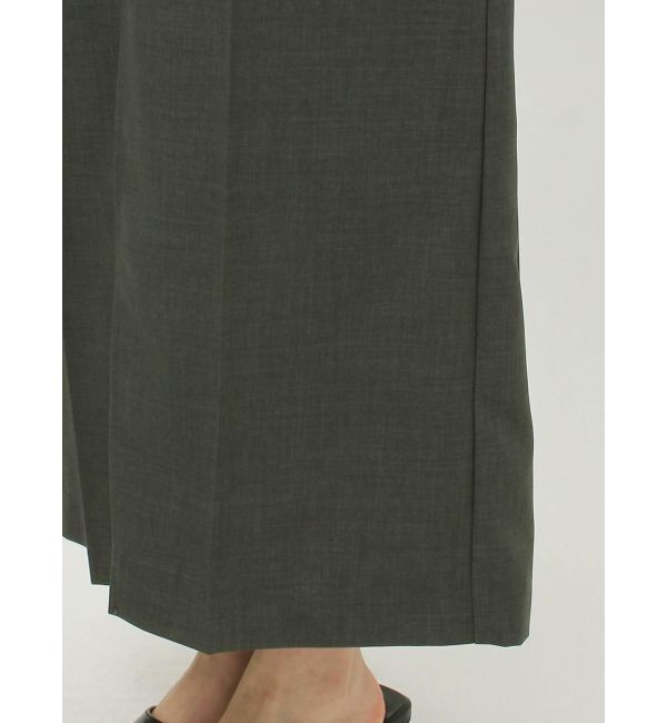 MURUA「センタープレスナロースカート」|スカート|