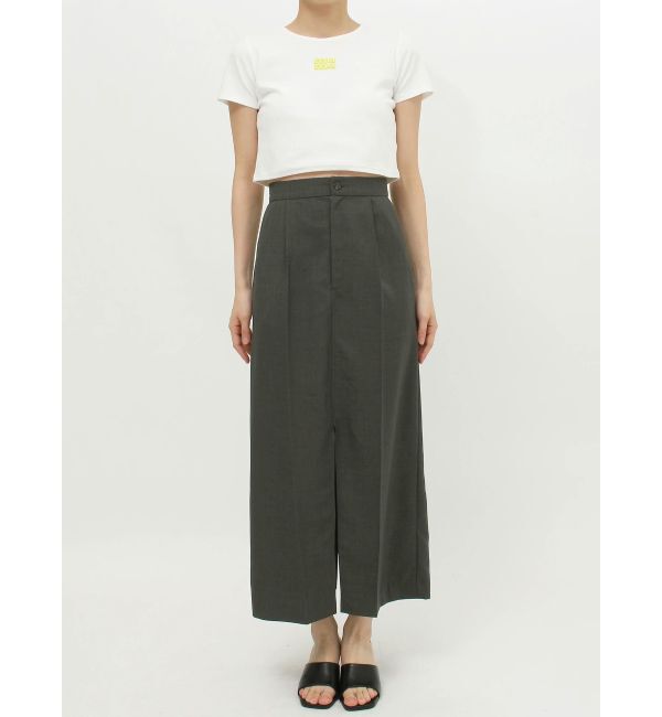 MURUA「センタープレスナロースカート」|スカート|