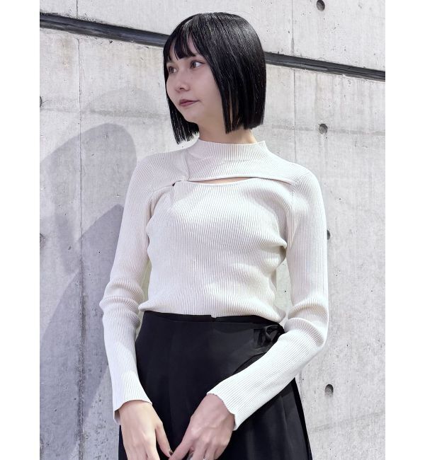 MURUA「カットツイストタイトニット」|ニット・セーター|