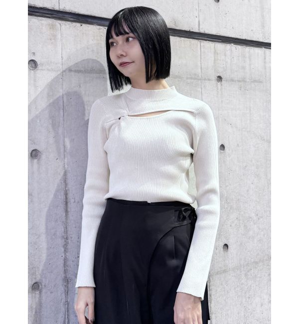 MURUA「カットツイストタイトニット」|ニット・セーター|