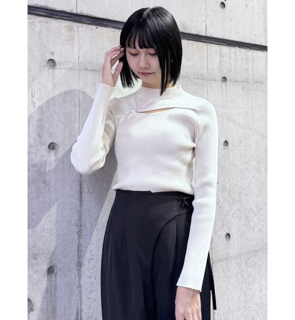 MURUA「カットツイストタイトニット」|ニット・セーター|