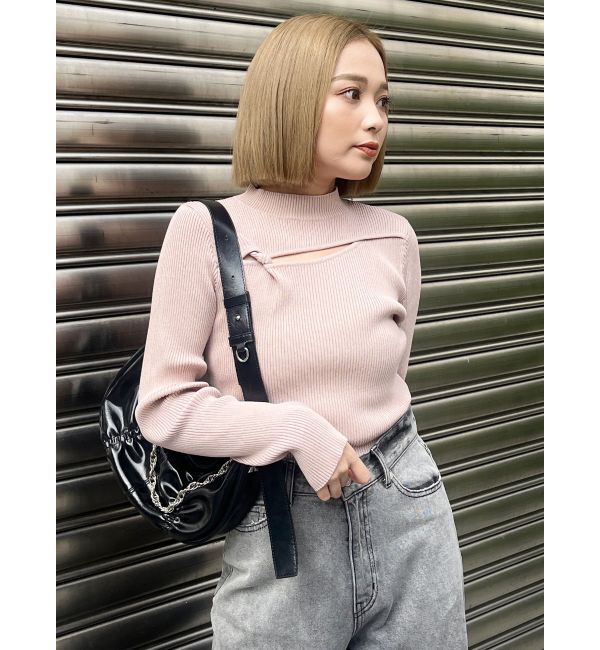 MURUA「カットツイストタイトニット」|ニット・セーター|