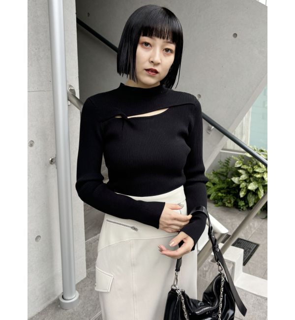 MURUA「カットツイストタイトニット」|ニット・セーター|