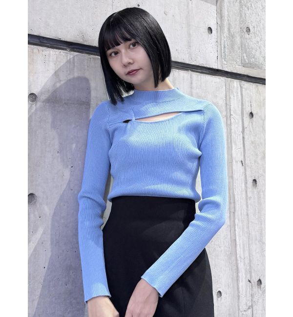 MURUA「カットツイストタイトニット」|ニット・セーター|