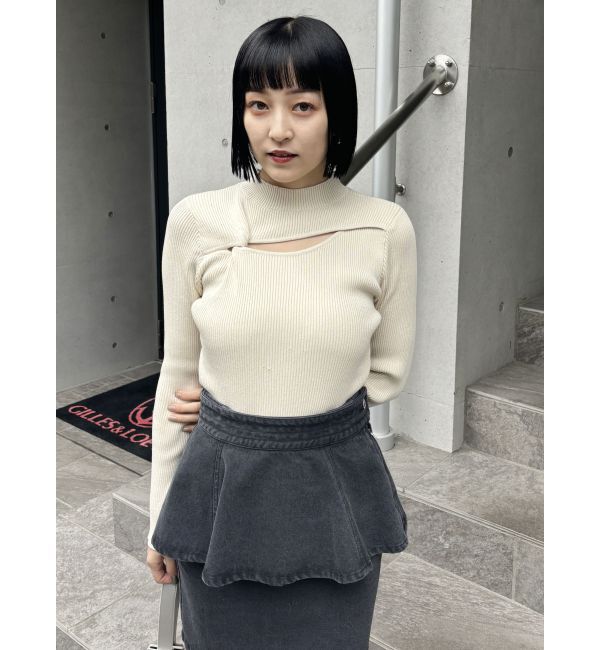 MURUA「カットツイストタイトニット」|ニット・セーター|