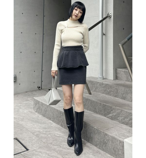 MURUA「カットツイストタイトニット」|ニット・セーター|