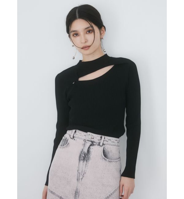 MURUA「カットツイストタイトニット」|ニット・セーター|