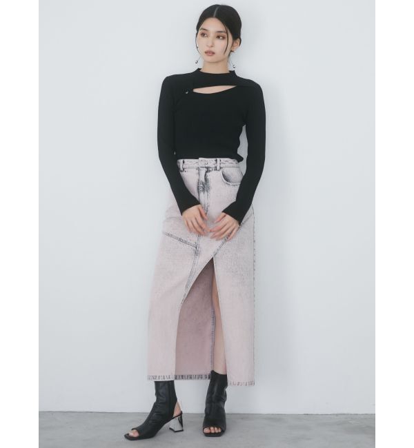 MURUA「カットツイストタイトニット」|ニット・セーター|