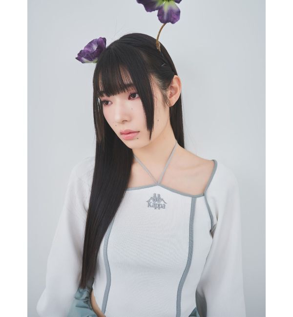 MURUA「【Kappa】トリミングリボンネックニット」|ニット・セーター|