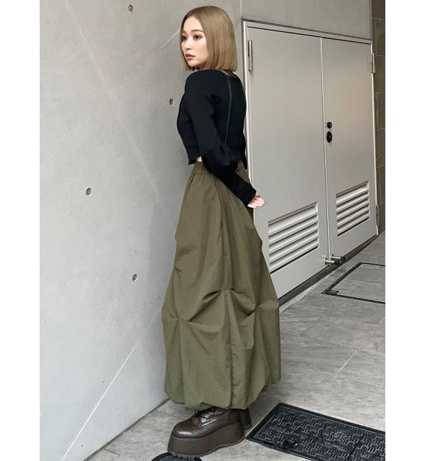 MURUA「【Kappa】トリミングリボンネックニット」|ニット・セーター|