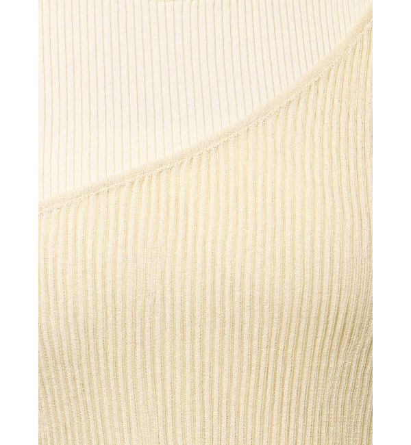 MURUA「シアーレイヤードハーフニット」|ニット・セーター|