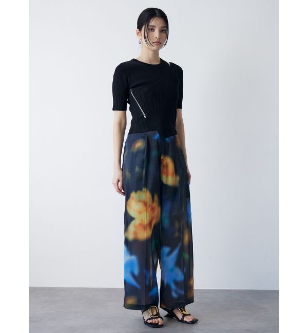 MURUA「シアーレイヤードハーフニット」|ニット・セーター|