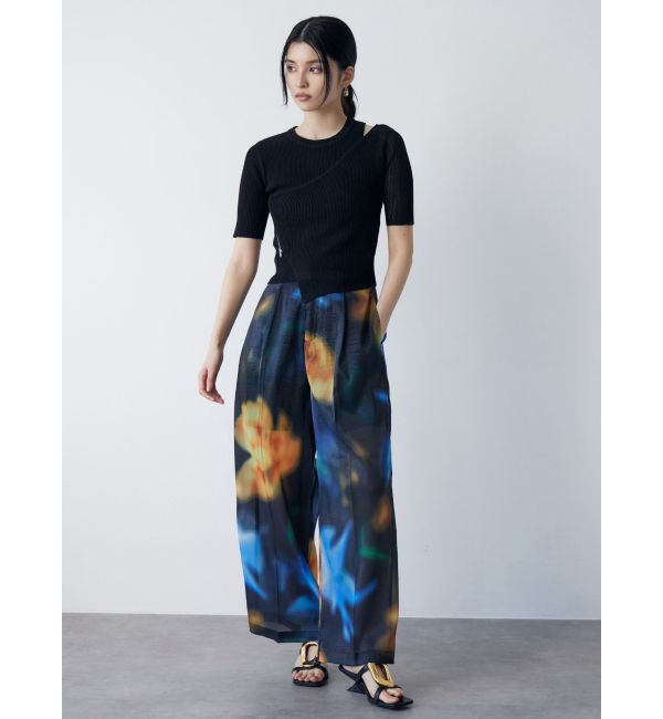 MURUA「シアーレイヤードハーフニット」|ニット・セーター|