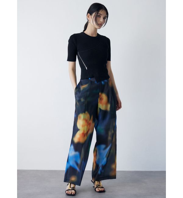 MURUA「シアーレイヤードハーフニット」|ニット・セーター|