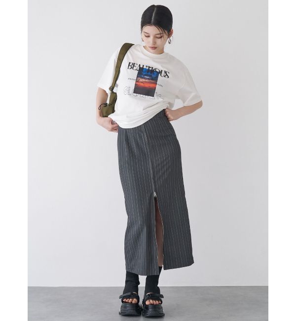 MURUA「マルチウェイナロースカート」|スカート|