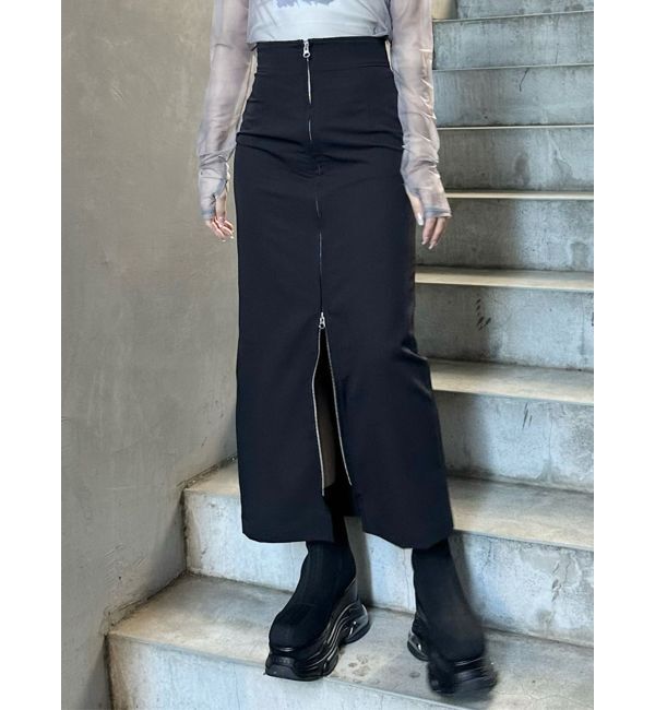 MURUA「マルチウェイナロースカート」|スカート|ブラック