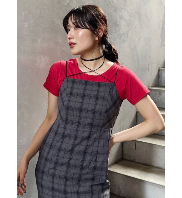 MURUA「パッチステッチクロップドT」|Tシャツ・カットソー|