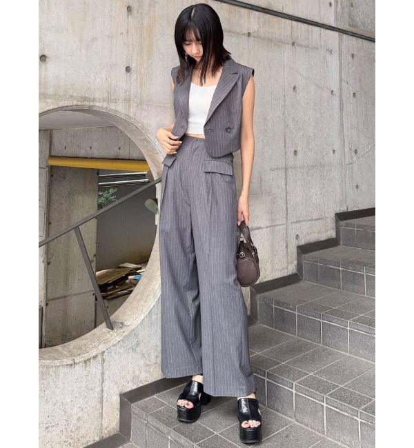 MURUA「パイピングポケットセンタープレスパンツ」|その他|