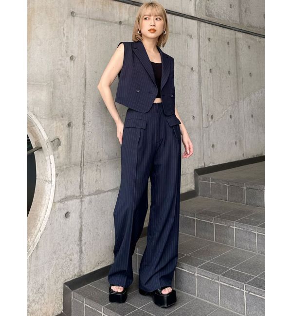 MURUA「パイピングポケットセンタープレスパンツ」|その他|