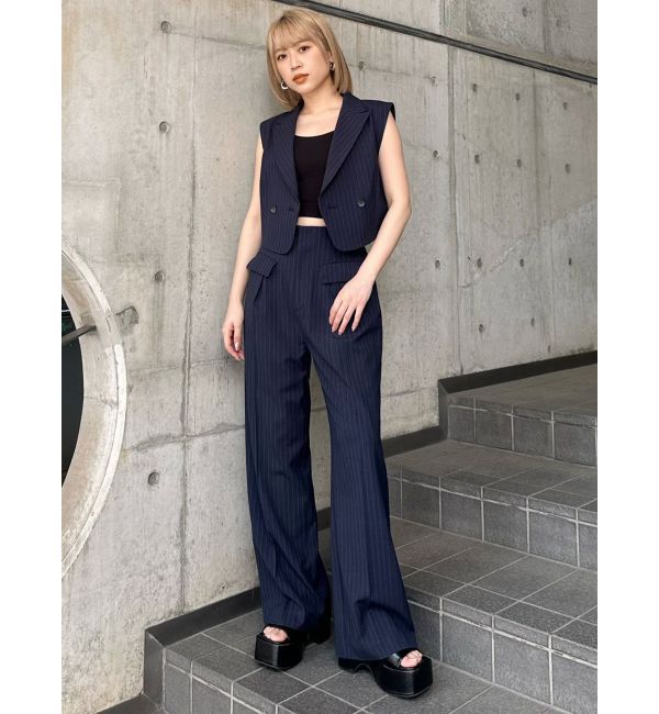 MURUA「パイピングポケットセンタープレスパンツ」|その他|