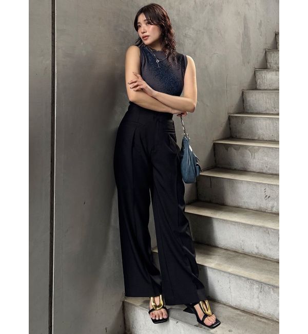 MURUA「パイピングポケットセンタープレスパンツ」|その他|